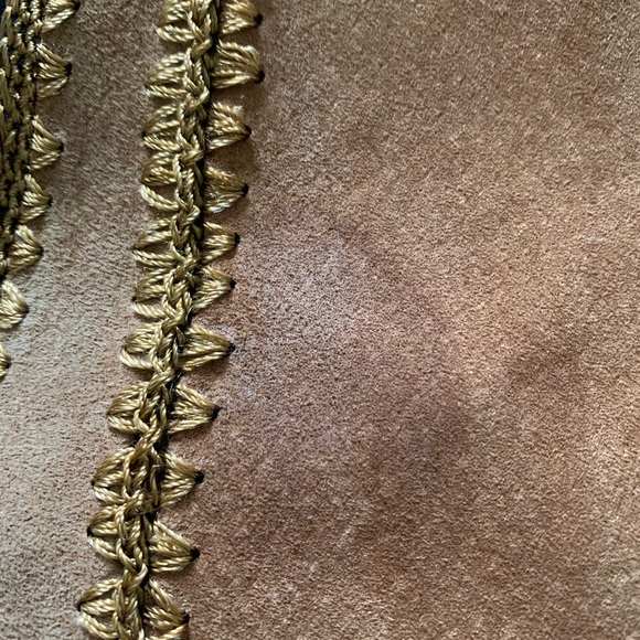 Vintage suede patchwork vest - XL - Picture 5 of 10